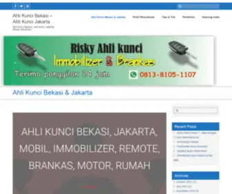 Ahlikuncibekasi.net(Ahli kunci Bekasi) Screenshot