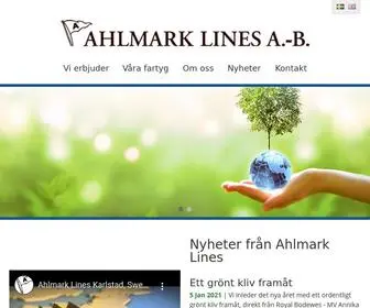 Ahlmarklines.se(Ahlmark Lines) Screenshot