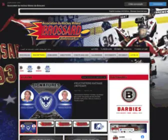 Ahmbrossard.com(Association du hockey mineur Brossard) Screenshot