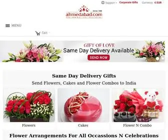 Ahmedabad.com(Send Gifts to Ahmedabad) Screenshot