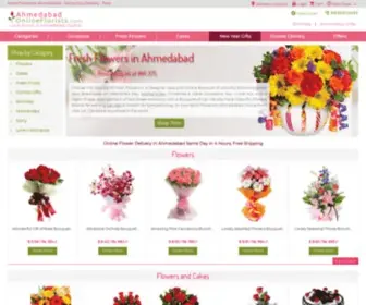 Ahmedabadonlineflorists.com(Flowers to Ahmedabad) Screenshot