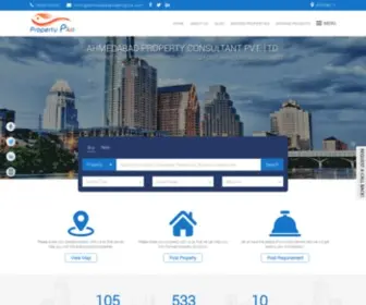 Ahmedabadpropertyplus.in(Ahmedabad Property Connsultant) Screenshot