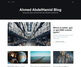 Ahmedahamid.com(Ahmed AbdelHamid Blog) Screenshot