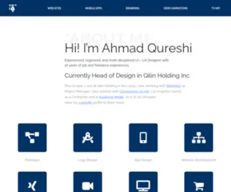 Ahmedalis.com(UI UX Designer) Screenshot