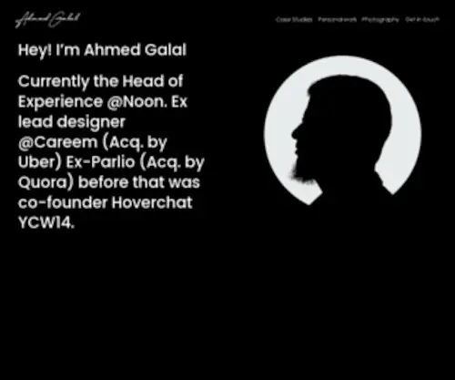 Ahmedgalal.com(AhmedGalal) Screenshot