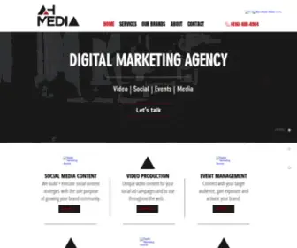 Ahmedia.co(Digital marketing agency in Toronto) Screenshot