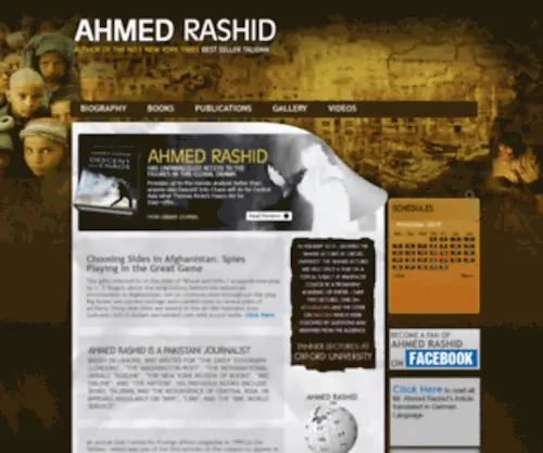 Ahmedrashid.com(Ahmed Rashid) Screenshot