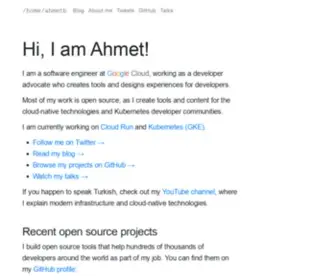 Ahmet.im(Ahmet Alp Balkan) Screenshot