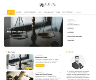 Ahmetekin.com(Hukuk Bürosu) Screenshot