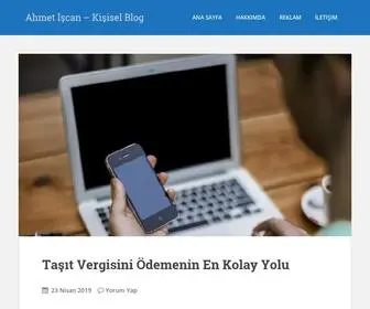 Ahmetiscan.web.tr(Kişisel Blog) Screenshot