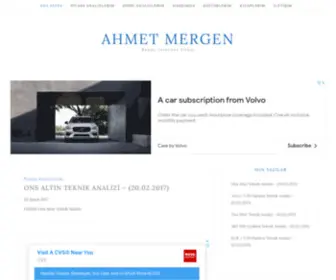 Ahmetmergen.com(Ahmet Mergen) Screenshot