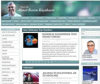 Ahmetrasimkucukusta.com(Prof. Dr. Ahmet Rasim Küçükusta) Screenshot