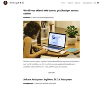 Ahmetyozgatli.com(Bilgi paylaştıkça büyür) Screenshot