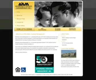 Ahmi.org(Affordable Housing Management) Screenshot