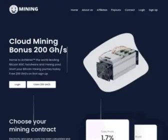 Ahmining.com(Official Cloud Bitcoin Mining Company) Screenshot