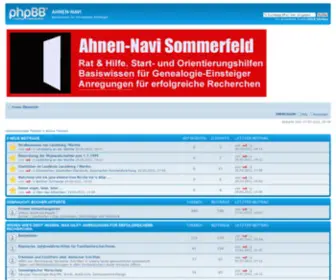 Ahnen-Navi.de(Übersicht) Screenshot