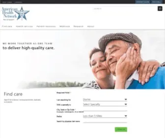 Ahni.com(American Health Network) Screenshot