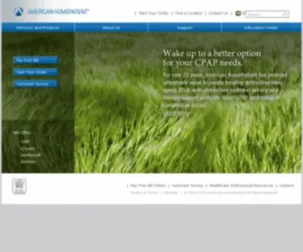 Ahom.com(American HomePatient) Screenshot