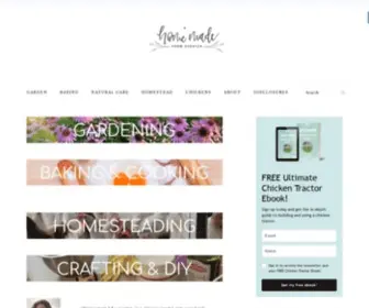 Ahomemadefromscratch.com(A Home Made From Scratch) Screenshot