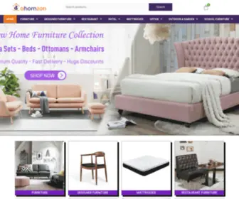 AhomZon.com(Buy cafe furniture online in UAE from ahomzon) Screenshot