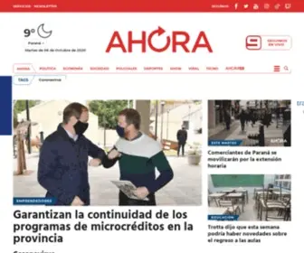 Ahora.com.ar(Últimas noticias de Entre Ríos) Screenshot