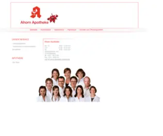 Ahorn-Apotheke-Bielefeld.de(Ahorn Apotheke) Screenshot
