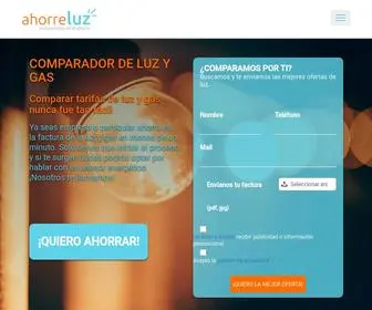 Ahorreluz.es(Comparador de Luz y Gas en un solo clic) Screenshot