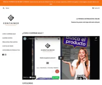 Ahorroencontainer.com(DISTRIBUIDORA CONTAINER) Screenshot