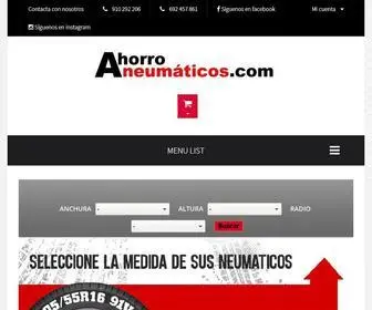 Ahorroneumaticos.com(Neumáticos Baratos) Screenshot