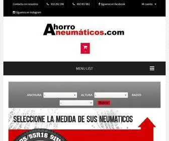 Ahorroneumaticos.com(Neumaticos Baratos Madrid) Screenshot