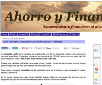 Ahorroyfinanzas.com(AhorroYFinanzas) Screenshot