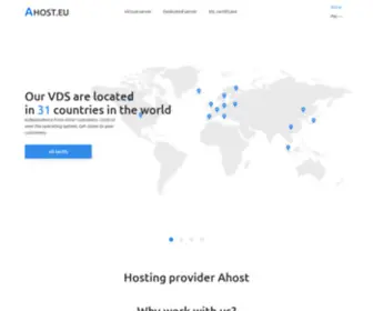 Ahost.eu(Your hosting provider) Screenshot