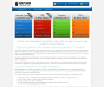 Ahosting.hu(Server hosting) Screenshot
