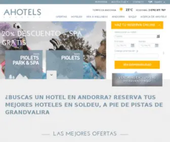 Ahotels.ad(Hotels in Andorra) Screenshot