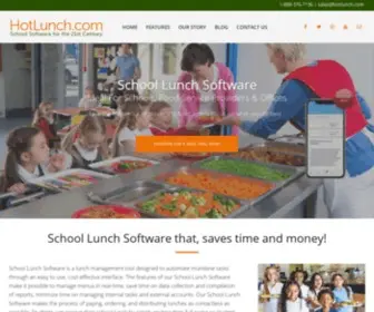 Ahotlunch.com(School software for the 21st century) Screenshot