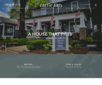 Ahousethatfitts.com(Discover Tuscaloosa & West Alabama Real Estate) Screenshot