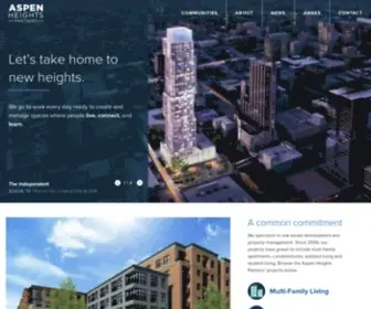 Ahpliving.com(Aspen Heights Partners) Screenshot