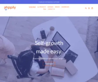 Ahppily.com(Create your own happiness) Screenshot