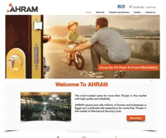 Ahramsg.com(AHRAM Security Group) Screenshot