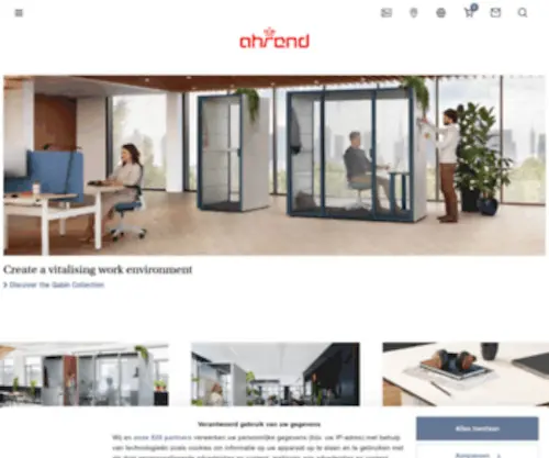 Ahrend.com(Vitalising workspaces) Screenshot