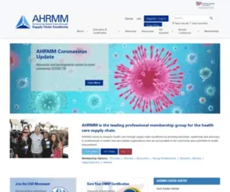 AHRMM.org(AHRMM) Screenshot