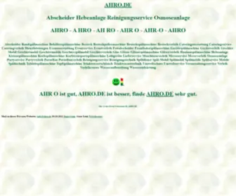 Ahro.de(Spülmobil) Screenshot