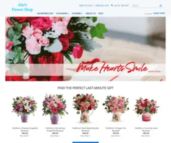 Ahrsflowershop.com(La Coste Florist) Screenshot