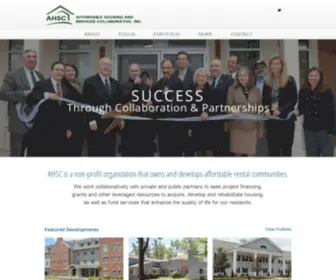 Ahscinc.org(Our mission) Screenshot