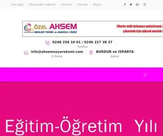 Ahsemozyureksml.com(ÖZEL) Screenshot