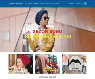 Ahsenbonesal.com(Hazır Bone Şal Modelleri) Screenshot