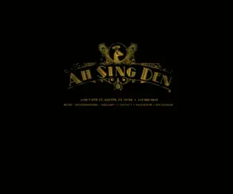 Ahsingden.com(Restaurant & Bar Austin Texas) Screenshot