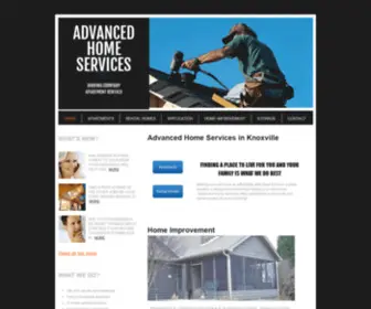 Ahsknox.com(Advanced Home Services in Knoxville) Screenshot