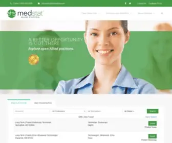 Ahsmedstat.com(Medical Allied Staffing) Screenshot