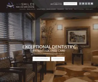 Ahsmiles.com(Dentist Arlington Heights IL) Screenshot